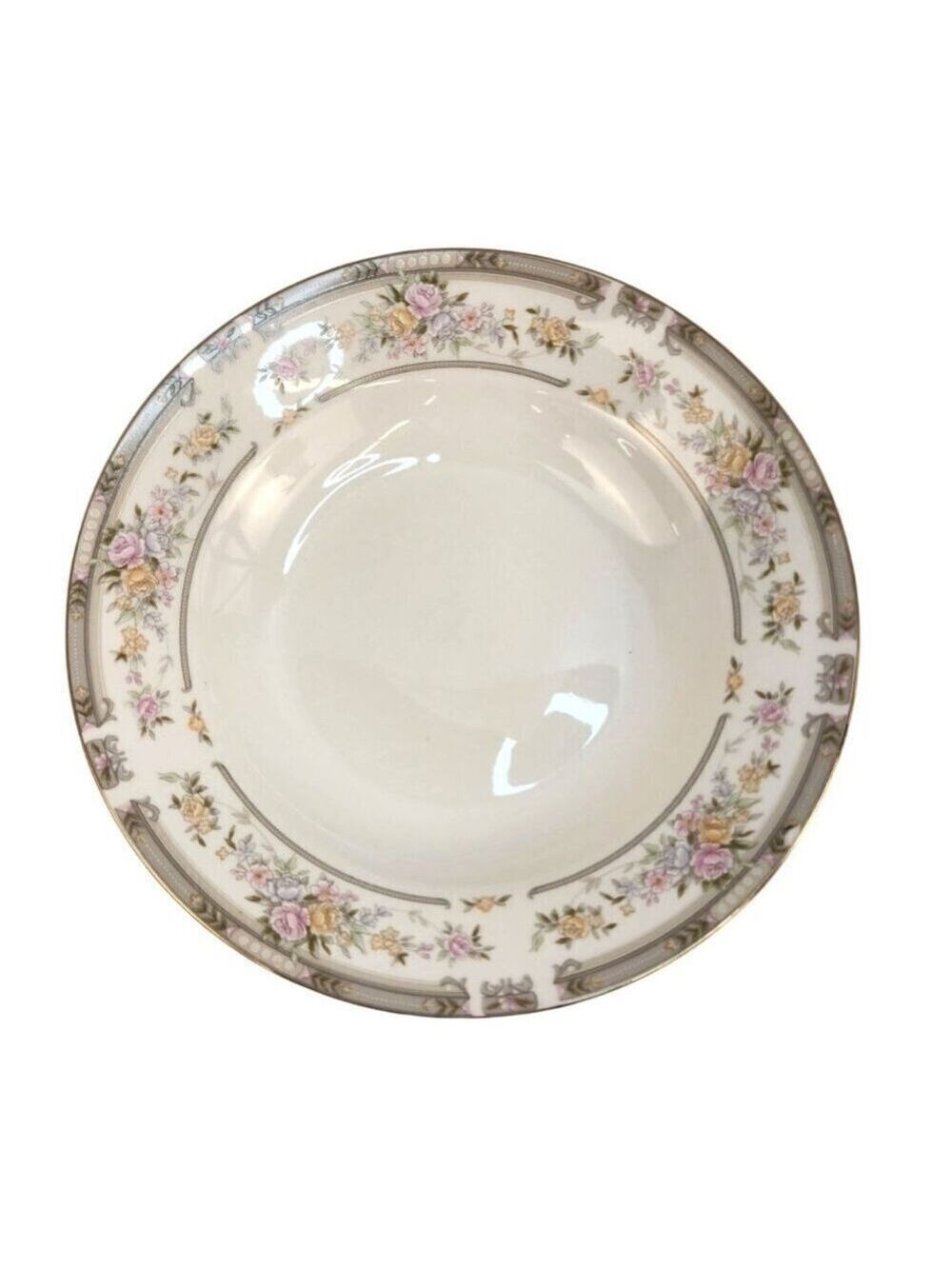 Farberware XL Southampton Fine China Soup Salad Bowl Floral Pattern